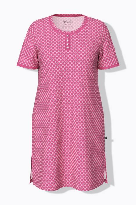 Bigshirts, 2er-Pack, Muster/uni, Rundhals, Halbarm