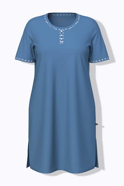 Bigshirts, 2er-Pack, Muster/uni, Rundhals, Halbarm