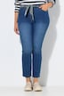 Jeans Sarah, sjaalceintuur, verkort, smalle pijpen