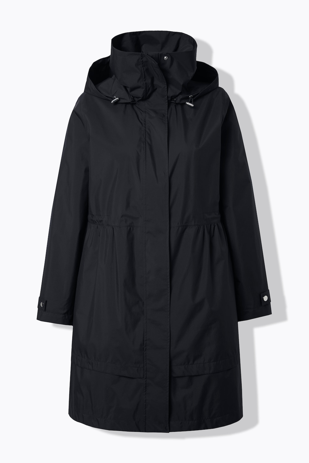 Stora storlekar Sympatex-kappa, Dam, svart, storlek: 50/52, Polyester, Ulla Popken