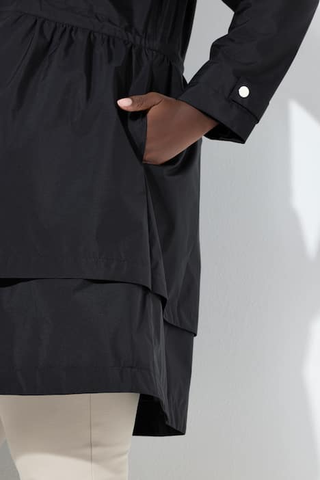 Sympatex-Mantel, wasserdicht, Stehkragen, Zipptaschen