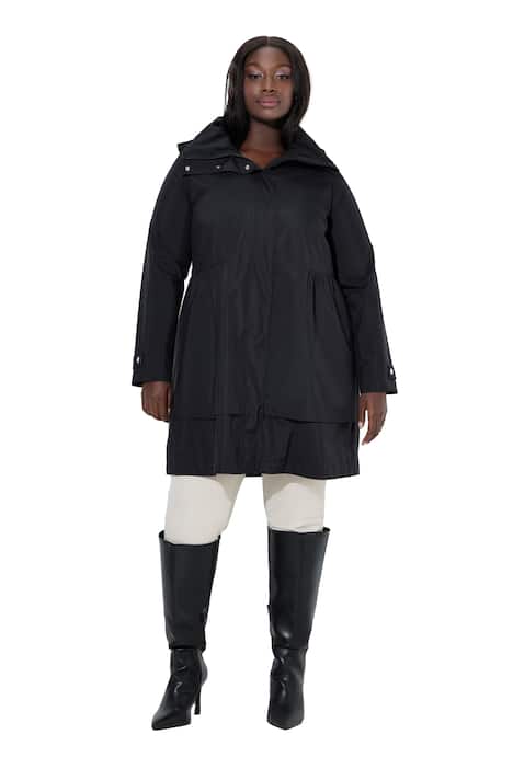 Sympatex kabát, nepromokavý, stojáček, kapsy na zip