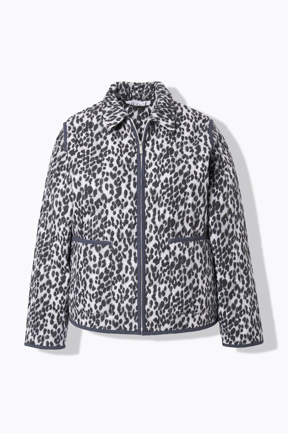 Stora storlekar Quiltad jacka, Dam, grå, storlek: 58/60, Polyester, Studio Untold