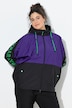 Funktionsjacke, Kapuze, oversized, Fledermaus-Ärmel