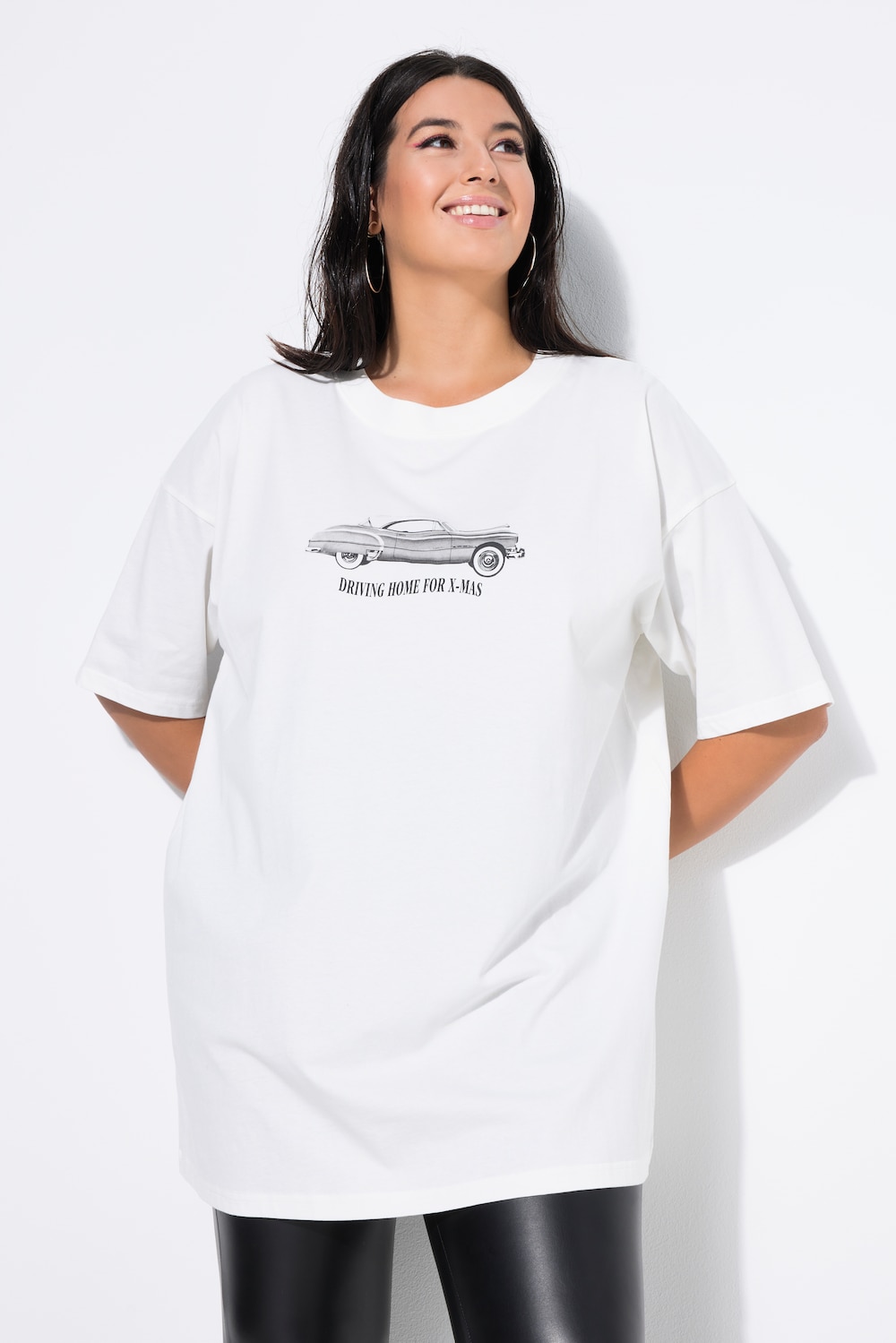 Große Größen T-Shirt, Damen, beige, Größe: 42/44, Baumwolle, Studio Untold