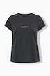 T-Shirt, Slim Shape, farbige Ziersteinchen