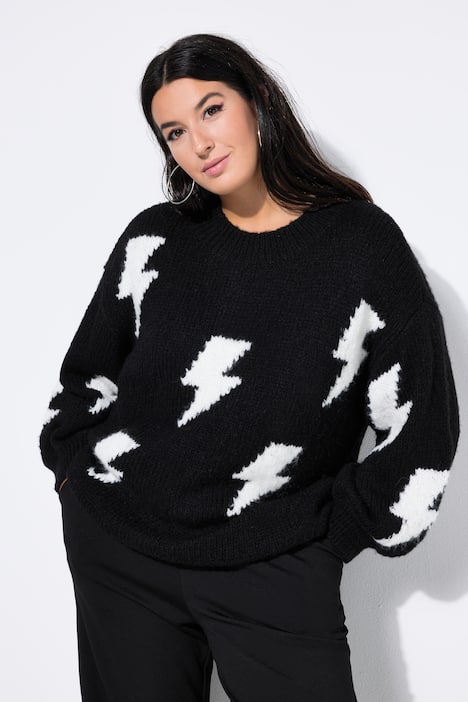 Neule, oversized, isoa neulosta, salamoja