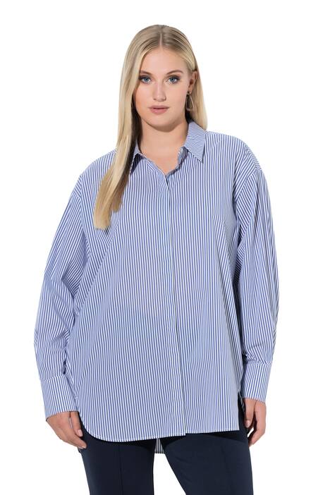 Halenka, pruhy, oversize, límeček, dlouhé rukávy