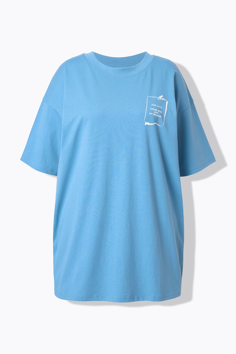 Stora storlekar T-shirt, Dam, blå, storlek: 50/52, Bomull, Studio Untold