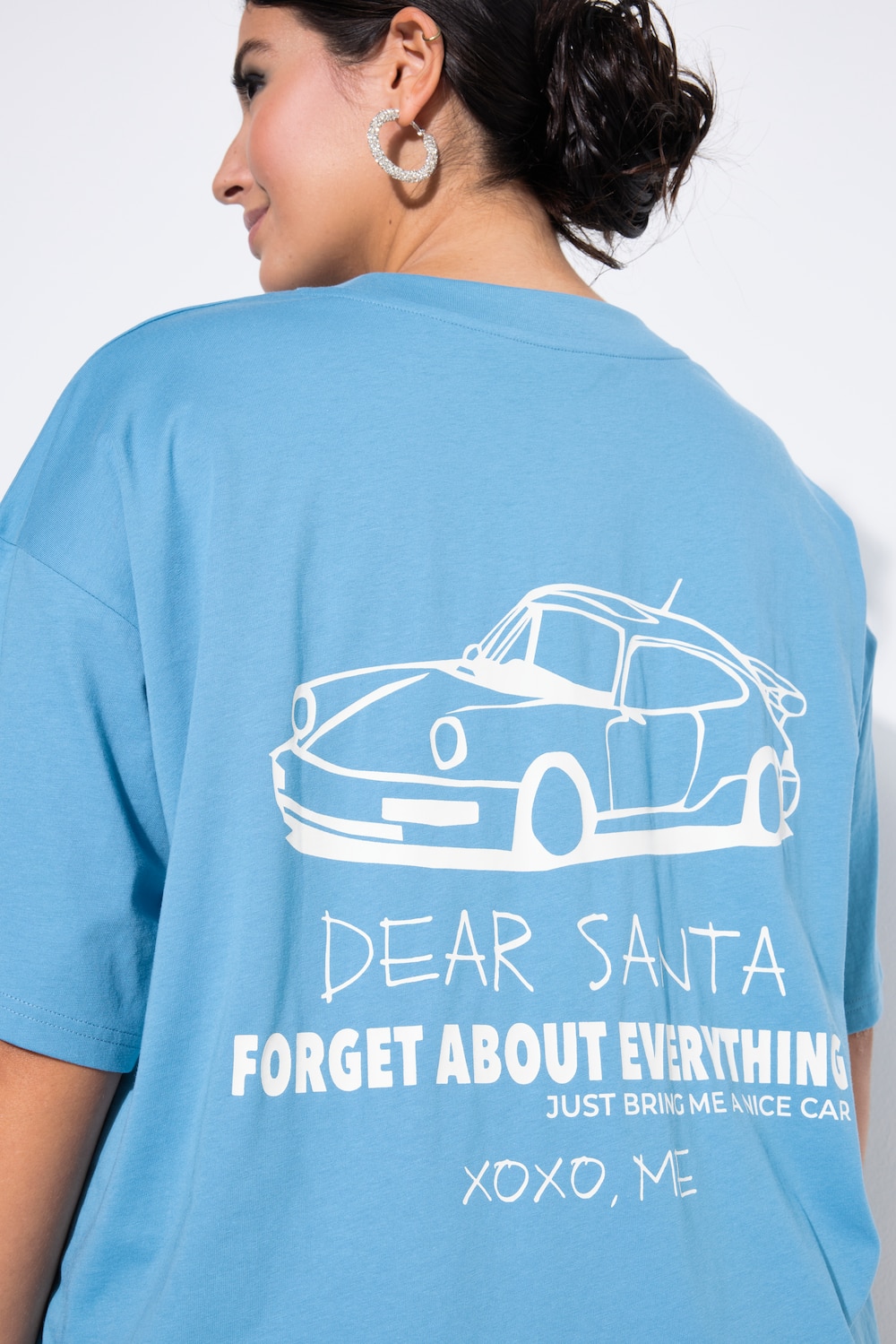 T-Shirt, oversized, Wishlist Print