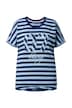 Tričko, pruhy, oversize, kulatý výstřih, krátké rukávy