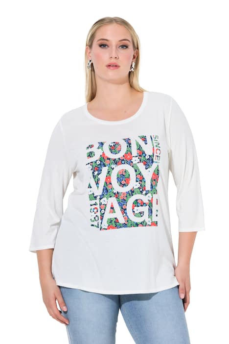 Tričko, Bon Voyage, Classic střih, kulatý výstřih, 3/4 rukávy