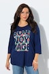 Shirt, Bon Voyage, klassiek, ronde hals, 3/4-mouwen