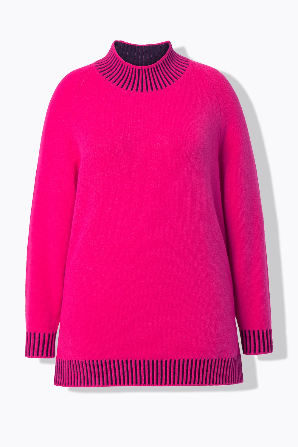 Stora storlekar Tröja, Dam, rosa, storlek: 50/52, Viskos/Polyester/Syntetfibrer, Angel of Style