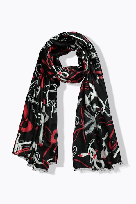 Schal, Scheifen-Muster, weiches Web