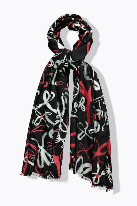 Schal, Scheifen-Muster, weiches Web