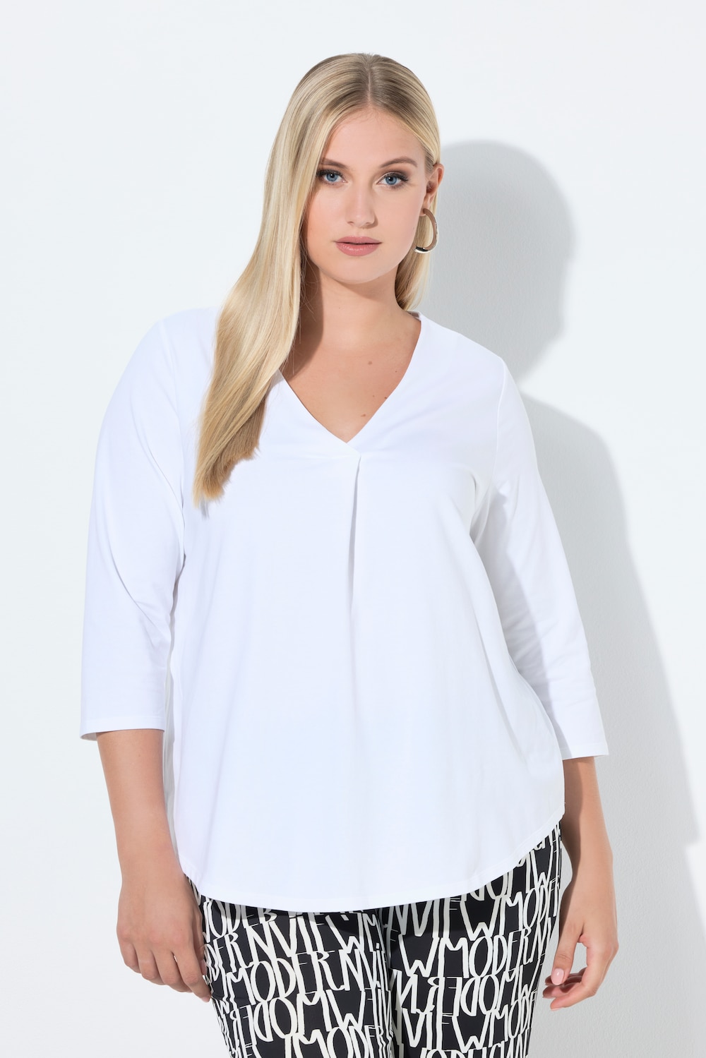 Große Größen Shirt, Damen, beige, Größe: 62/64, Baumwolle, Ulla Popken