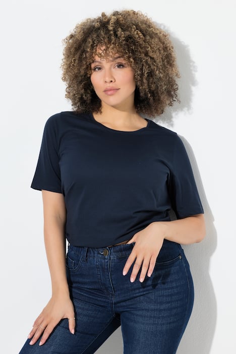 T-shirt, ronde hals, Regular, korte mouwen