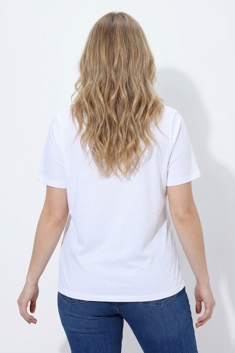 T-shirt coupe Regular. Col rond et manches courtes