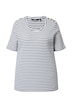 Tričko, třpytivé pruhy, A střih, kulatý výstřih, krátké rukávy