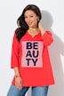 Shirt, Beauty, Classic, V-Ausschnitt, 3/4-Arm