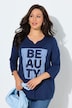 Shirt, Beauty, Classic, V-Ausschnitt, 3/4-Arm