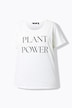 T-shirt, Plant Power, relaxed, ronde hals, korte mouwen