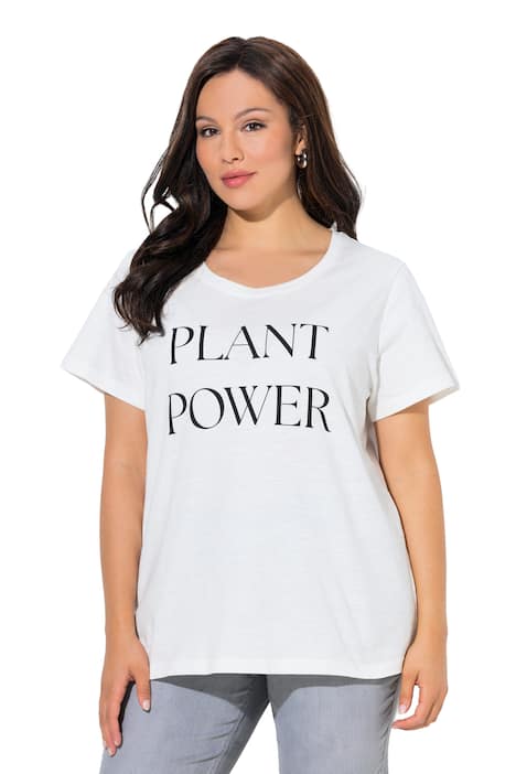 Tričko, Plant Power, Relax střih, kulatý výstřih, krátké rukávy