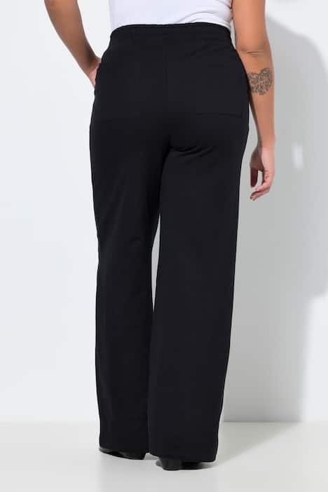 Hose, weit, Sweat, Ziernaht