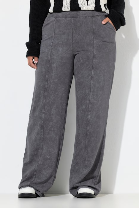 Hose, weit, Sweat, Ziernaht