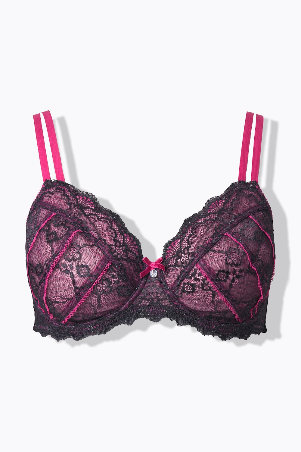 Stora storlekar TruYou Bygel-BH, Dam, rosa, storlek: 95G, Syntetfibrer/Elastan, Ulla Popken