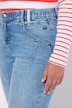Jeans Slim Fit, streepdetails