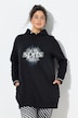 Long-Hoodie, Oversized, Kapuze, Langarm