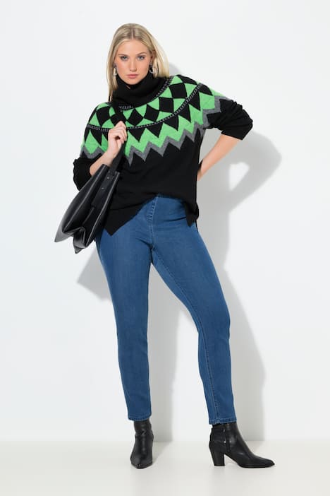 Jeggings Sienna, schmales Bein, Elastikbund, Lyocell-Mix