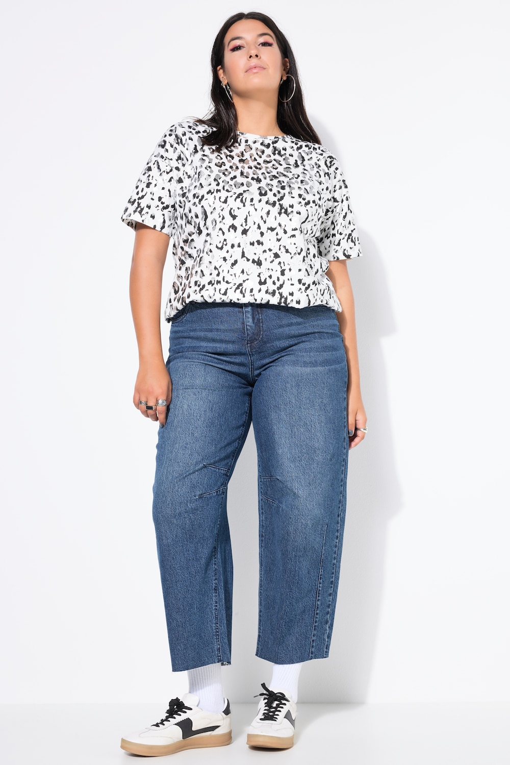 Barrel-Jeans, Wide Ballon Legs, 5-Pocket