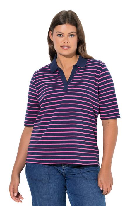 Polokošile, pruhovaná, polo límec, 1/2 rukáv