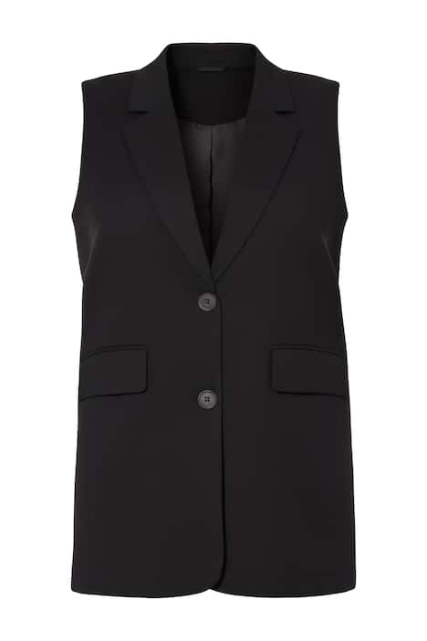 Vesta k obleku, oversize, zadní rozparek s knoflíkem