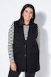 Gilet, oversized, split met knoop op de achterkant