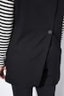 Gilet, oversized, split met knoop op de achterkant