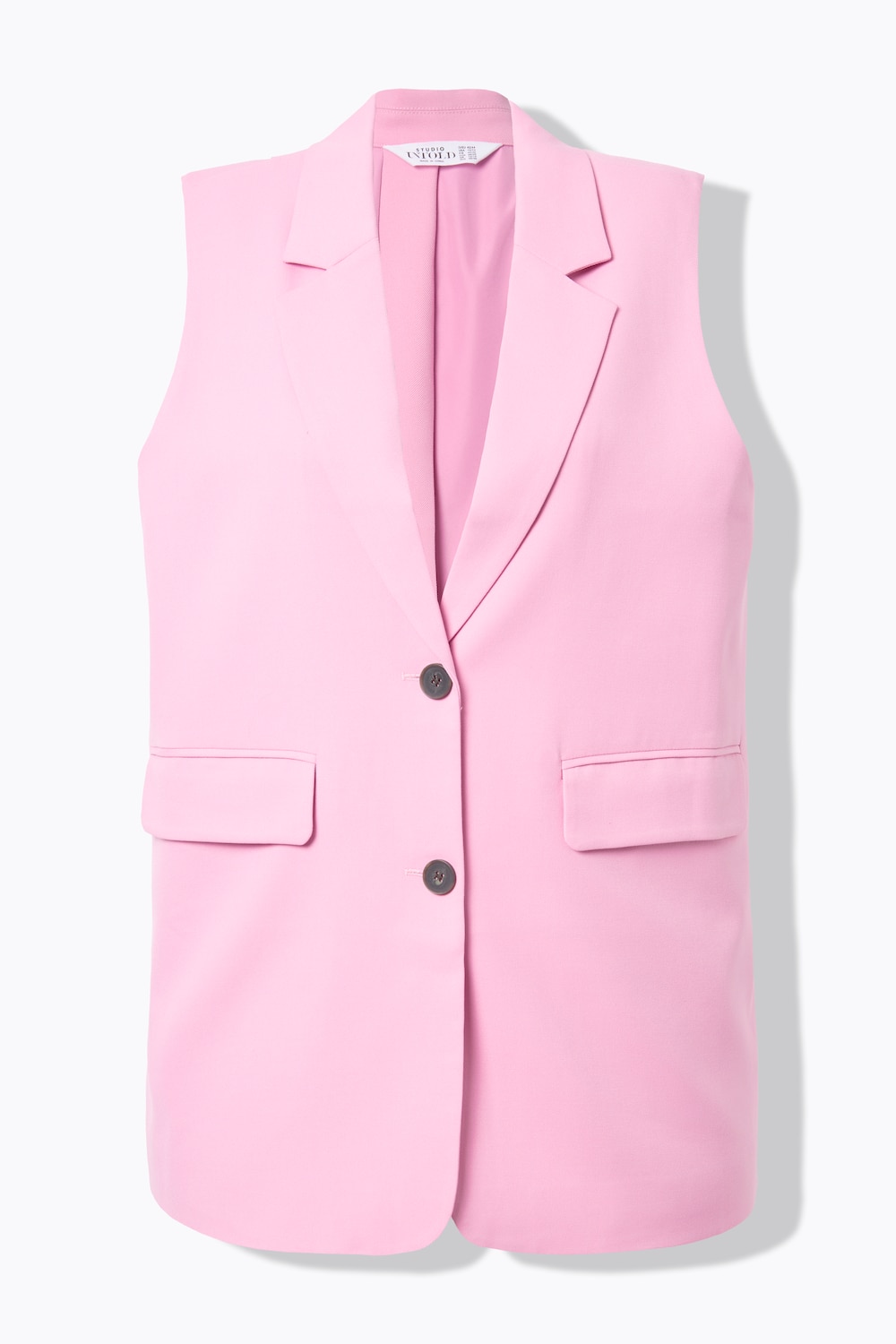 Stora storlekar Kostymväst, Dam, rosa, storlek: 50/52, Polyester/Viskos, Studio Untold