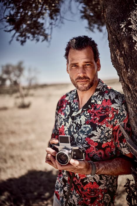 JP1880 Skjorte, korte ærmer, Cuba-krave, blomstret print, Cuba Fit, op til 8XL