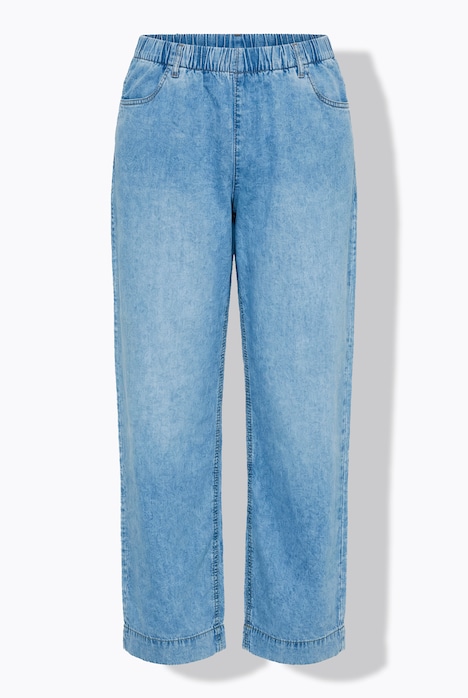 Lichte denim, Wijde pijp, Elastische tailleband