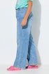 Lichte denim, Wijde pijp, Elastische tailleband