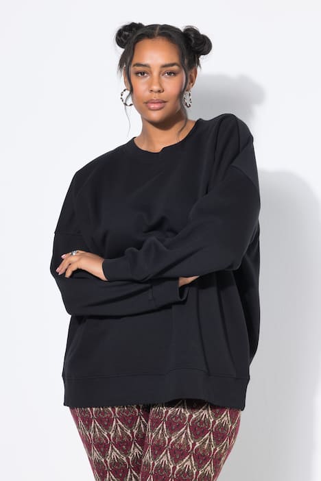 Sweatshirt, Oversize Shape, extra lang, OEKO-TEX