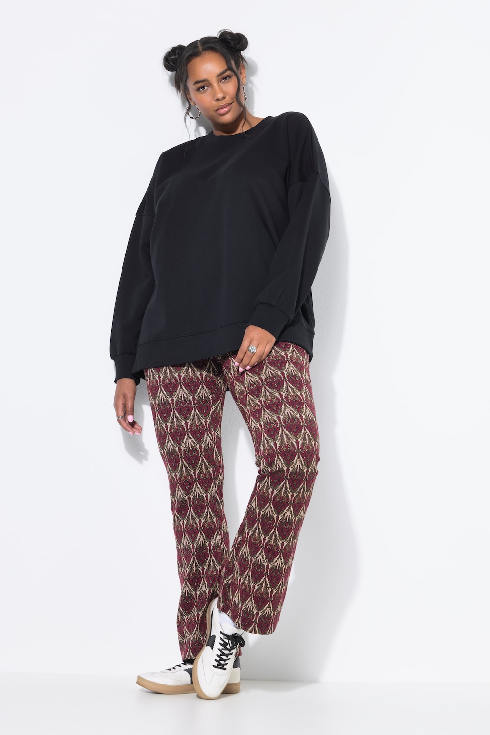 Genser, oversize form, ekstra lang, OEKO-TEX