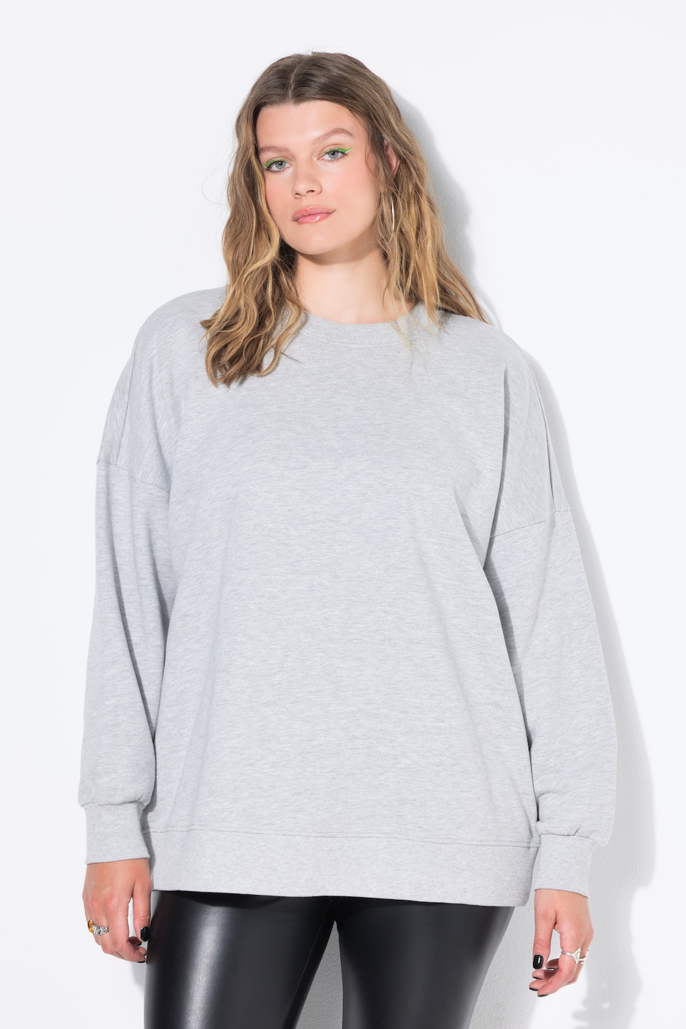 Große Größen Sweatshirt, Damen, grau, Größe: 54/56, Baumwolle, Studio Untold