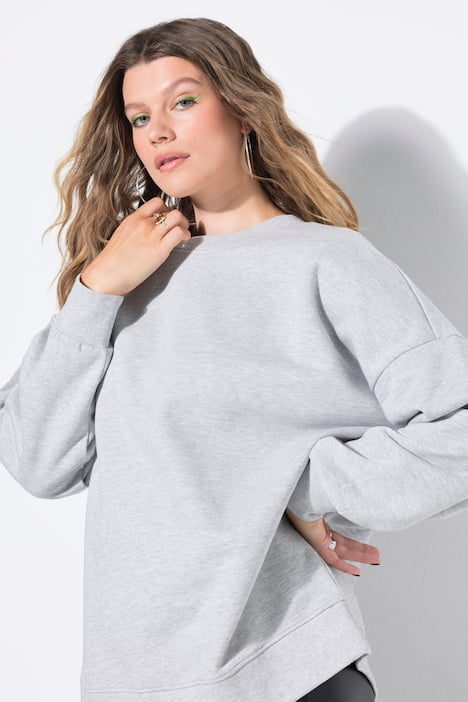 Sweatshirt, Oversize Shape, extra lang, OEKO-TEX