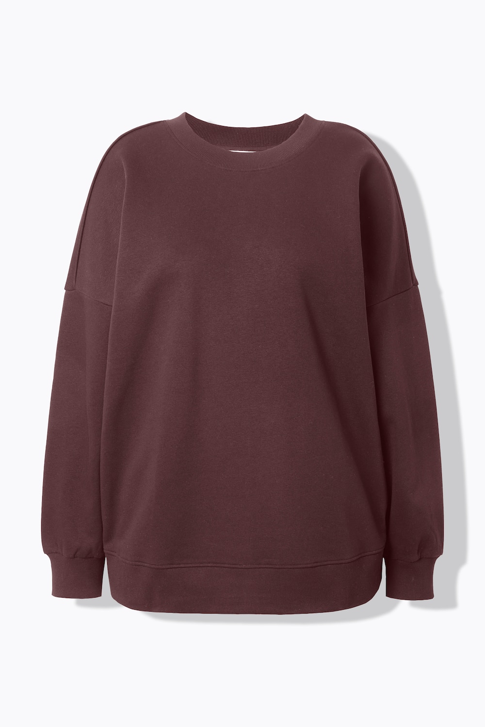 Stora storlekar Mjukiströja, Dam, brun, storlek: 58/60, Bomull/Polyester, Studio Untold