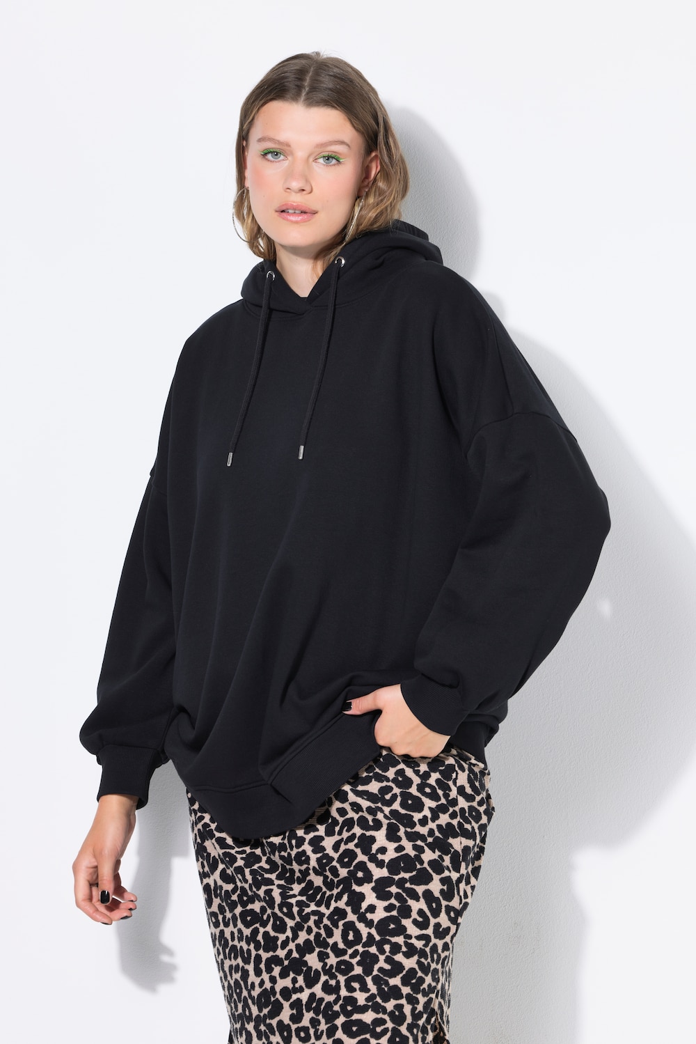 Hoodie, oversized model, capuchon
