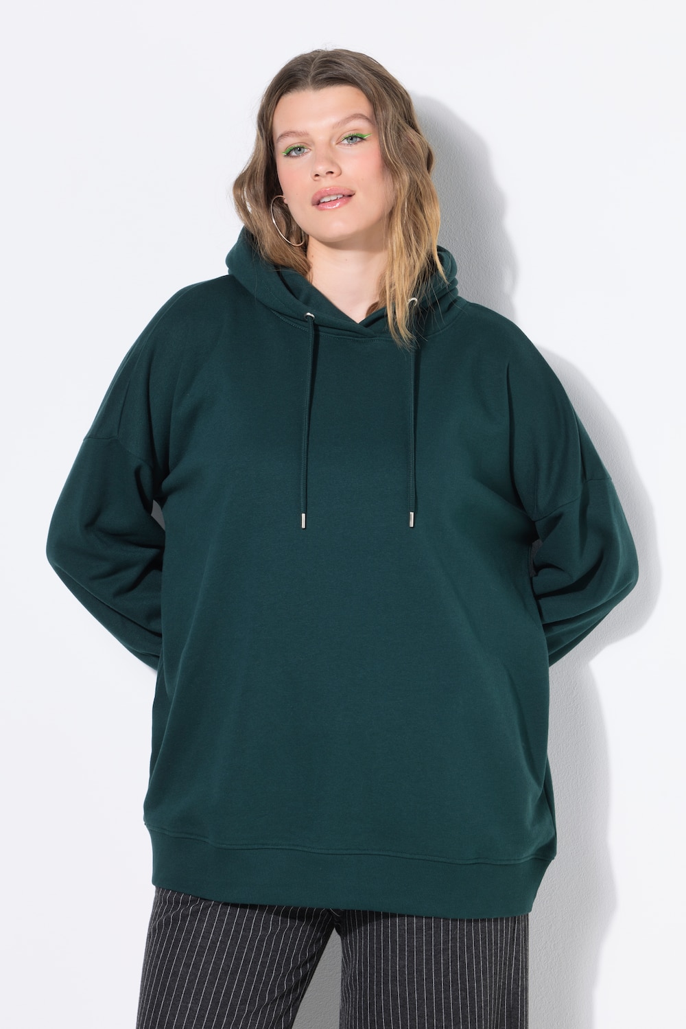 Große Größen Hoodie, Damen, grün, Größe: 58/60, Baumwolle/Polyester, Studio Untold
